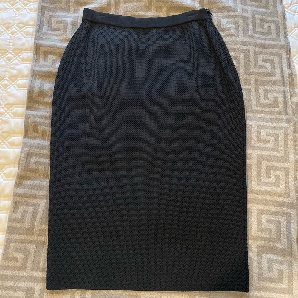 Givenchy textured scuba knit pencil skirt